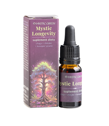 Mystic Longevity olejek konopny i grzyby